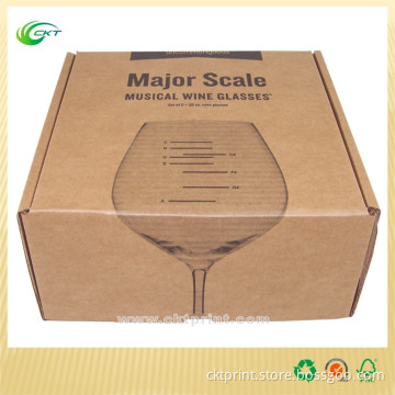 Printed Wine Glass Box with Insert (CKT-CB-113)